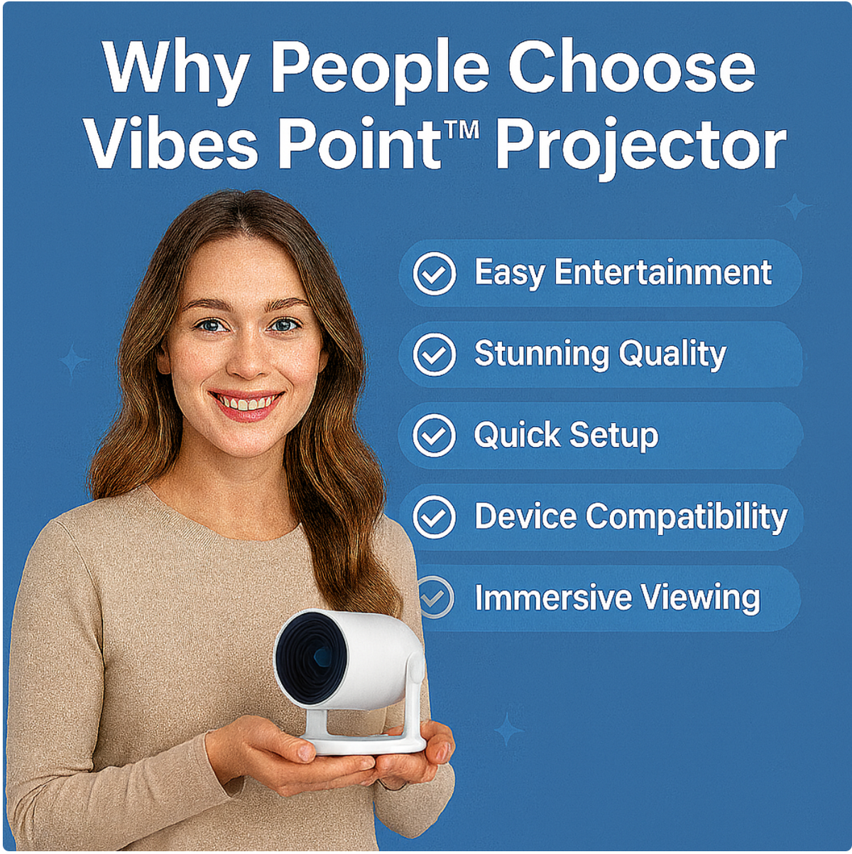 Vibes Point™ Projector
