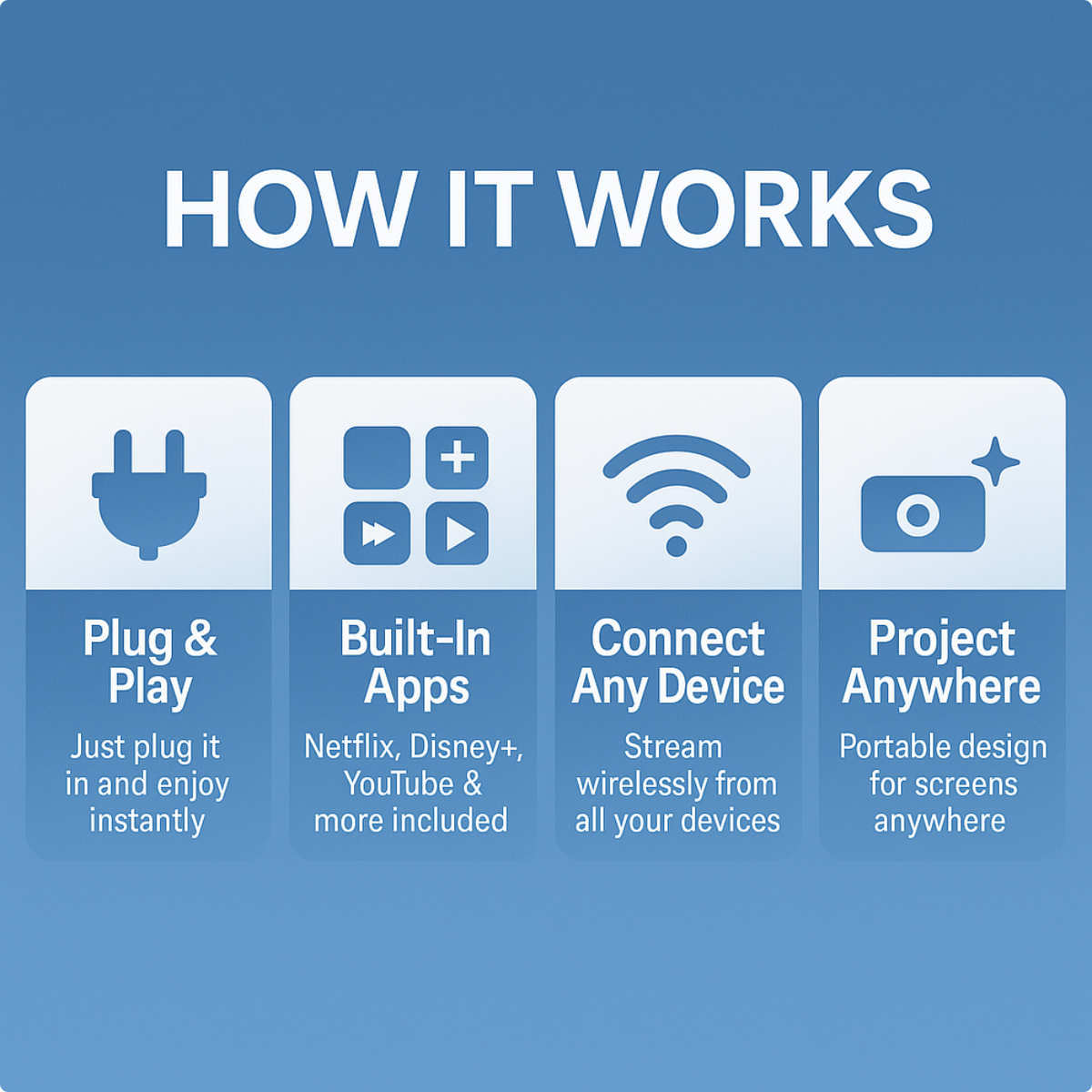 Vibes Point™ Projector